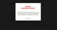 Desktop Screenshot of inebrya.it
